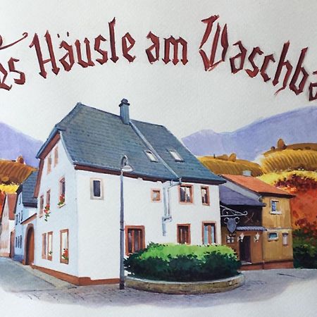 Ferienwohnung Altes Häusle am Waschbach Edenkoben Exterior foto